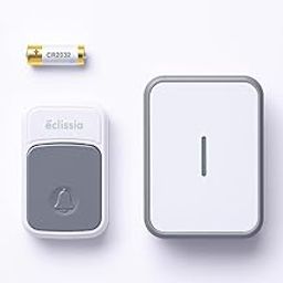 SRUY Wireless Doorbell Kit, 100ft Range, 36 Melodies, Waterproof Battery-Operated Smart Home Calling Bell-image-86