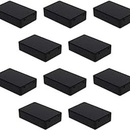10Pcs Dustproof Electronic Junction Box Plastic Enclosure Project Box for Electronic Projects ABS Black 2.76" x 1.77" x 0.71",Aicosineg-picture-15