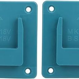 Power Drill Hanger, Electric Tool Holder, 18V Wall Mount 2Pcs Fixing Devices Industry Electric Drill for(Blue)-image-70
