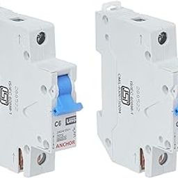 Anchor UNO MCB 6A Single Pole C-Type Circuit Breaker, 6kA, Pack of 2 (99001)-image-15