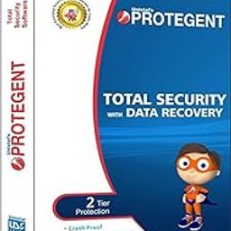 Protegent Total Security Antivirus Software with Data Recovery Software 1Yr/1PC, Email delivery in 1 Hour- no CD-92