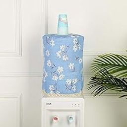 justone choice Printed Plant Cloth Drinking Fountains Barrels Protective Cover Water Dispenser Dustproof Cover Household Protector-image-1