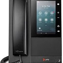 Poly CCX 505 IP Phone - Corded - Corded/Cordless - Bluetooth, Wi-Fi - Desktop, Wall Mountable - Black - 24 x Total Line - VoIP - 5" LCD - IEEE 802.11b/g/n - 2 x Network (RJ-45) - PoE Ports-16