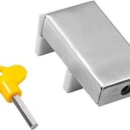UJEAVETTE Sliding Window Lock Premium with Key Hardware Practical Window Security Lock Rectangular-10