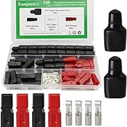 20 Pairs 30A Quick Disconnect Terminals Connectors 1.5-4 mm² (12-14 AWG) Battery Connector Modular Power Plug Connector with Flame Retardant PVC Plug Sleeve Cover-image-37