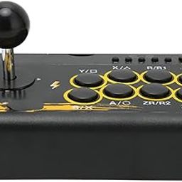 Liujaos Wired Gaming Controller, Big Joystick Stable Signal Games Console Joystick Plug and Play Sensitive Keys for PS4-3