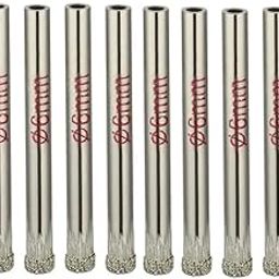 Up to Date Products & Tools 10 Pcs 6mm Diamond Coated Hole Saws Drill Bits for Glass Ceramic Tile Marble Rock Porcelain Mr. DIY Crafts-image-14