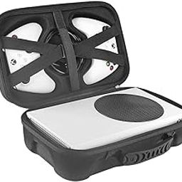 OIVO INDIA Travel Case Compatible with Xbox Series S - Hard Shell Series S Carrying Case with Protective Foam Compartments for Console, Controller, HDMI Cable (Xbox Series S, Black)-image-33