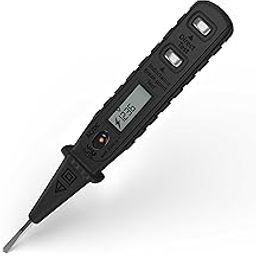 BUILDSKILL Digital Voltage Tester 12V-220V AC/DC | 2-in-1 Line & Electrical Tester Pen for Circuit Check | Induction Voltage Testing | LCD Display | Breakpoint & Live Object Detection-0