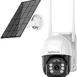 ephorus Solar 5MP Full HD IR CCTV Security Camera with 10 Ah Li-Ion Battery (4G Enabled, 360° Rotation View, Night Vision, Remote Monitoring with Audio Video Recording, IP66 Waterproof)-image-75