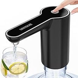 UN1QUE Automatic Water Dispenser for 20 Litre Bottle,Portable Wireless Water Pump with Rechargeable Battery,Easy Clean & Mini Water Bottle Pump for Home/Office/Outdoor(1200Mah), Black-picture-13