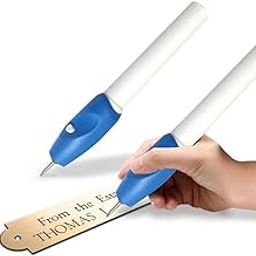 Naitik Creation Plastic Name Writing Power Engraving Pen Etching Carving It Engraver Machine Electric with Tool Nib for Glass Wood, Metal, Jewellery (White & Blue)-image-77