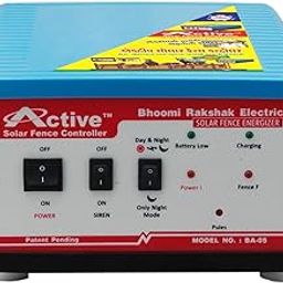 Active Solar Fence Controller, Bhoomi Rakshak Electric Energizer, Model BA-05, Day & Night Mode with Siren-image-8