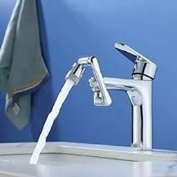 SHIPLORD® Universal Rotating Faucet Aerator Extender ‚¨ 360¬¨‚àû Swivel Kitchen Sink Tap Nozzle with Splash Filter for Easy Cleaning & Increased Reach-image-31