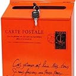 bnf®Creative Iron Mail/Letter/Post/Newspaper Holder Box Orange Red_Small Letters|Home & Garden | Home Improvement| Home Improvement-image-55
