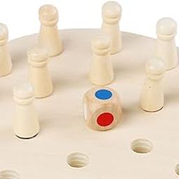Toy Memory Matching Chess Board Game Funny Wooden Memory Chess Game for Toddlers Contemporary Chess-image-1