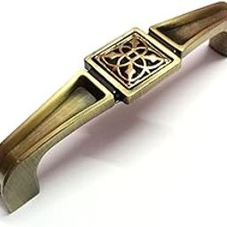 Techlife Accessories Techlife's(Pack of 2) Brass Antique Finish Prime Design Cabinet Handle/ Handle for Kitchen cabinets/ Door Handle/ Drawer Handle/ Pull Handle for Home Furniture Improvement. ( Size 4 inch).-image-31