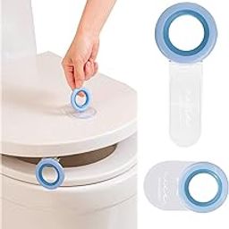 Khedu Fab&® (2 Pcs) Portable Toilet Seat Handle Lifter, Avoid Touching Toilet Cover Lifter, Toilet Lid Lifting Device, Door Handels & Multi Function Use (Multi Color)-image-10