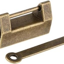 LOOM TREE® Antique Jewelry Box Chest Cabinet Padlock Traditional Chinese Lock with Key | Decorative | Vintage | Retro | Collector's Item-image-69