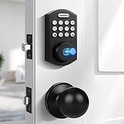 KNOBWELL Electronic Keypad Deadbolt with Door Knob, Keyless Entry Door Lock with Handle, Smart Lock for Front Door, APP Control Keypad Biometric Electronic Digital Door Lock-image-72
