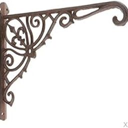 ARTISOUL® 2Pcs Antique Vintage Style Heavy Duty Cast Iron Shelf Bracket Wall Mounted L | Furniture | Bookcases-image-28