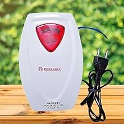 Powermex® Water Tank Overflow Alarm - 220V AC - Loud Human Dual Voice in Hindi and English - Strong ABS Body - with Copper Wire Sensors (White)-10