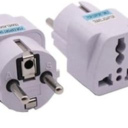 [ 2 Pieces ] Universal Plug Adapter Eu to AU US UK (2 Pin EU Europe Plug AC 250V Power Travel Adapter) 2 Pin Round to 3 Pin Conversion Plug for Germany, France, Europe, India-13
