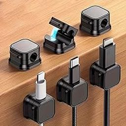 INOVERA (LABEL) 20 Pieces Cable Strap Management Clips Wire Organizer Black-29