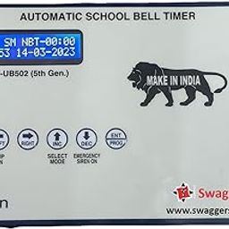 swaggers Multipurpose Automatic School Bell Timer System Compatible for Amplifier and Speaker | One Year Warranty-12