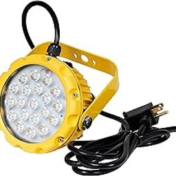 Industrial 30 Watt Loading Dock Light - IP65 Waterproof 3500 Lumens LED Dock Light with 180 Degree Rotatable Lamp Head, Ideal for Indoor & Outdoor Security, Containers, Warehouses-image-77