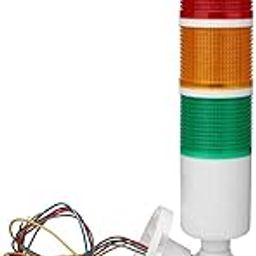 Ubervia Signal Light, Flashing Light, Round 3 Colors Warning Lights, Signal Light Tower, 24V for CNC Machine Tool Safety'-image-23