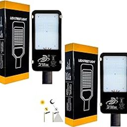 D'Mak 100 Watt Automatic Sensor System Led Street Light for Outdoor Purposes, Color-White (2)-13