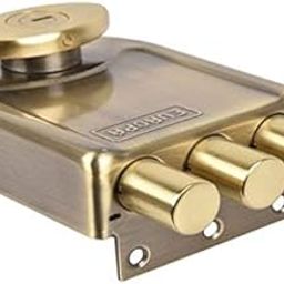 Europa 8123AB Brass Main Door Lock (Antique Brass)-21