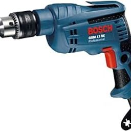 Bosch GBM 13 RE Heavy Duty Corded Electric Rotary Drill, 600W, 13 mm, 20 Nm, 1.7 kg, Speed Selection, Forward/Reverse Rotation, Soft Grip, For Wood & Metal + Handle, Depth Gauge, 1 Year Warranty-image-3
