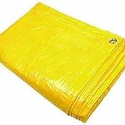 RK Trends 100% Pure Virgin Tarpaulin Sheet Waterproof Tirpal Thadika Heavy Duty 30ft x 30ft, Poly Tadpatri – Multipurpose 120 GSM Plastic Cover Tharpai for Truck, Home Roof, Rain (Yellow) BY RK TRENDS-image-39