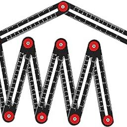 HEAVENGLOW Aluminium Alloy Multi Angle Ruler Positioning Tools for Carpenter 9 Section-image-71