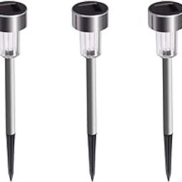 Drumstone (𝗦𝗽𝗲𝗰𝗶𝗮𝗹 𝟭𝟬 𝗬𝗲𝗮𝗿𝘀 𝗪𝗮𝗿𝗿𝗮𝗻𝘁𝘆 Solar LED Pathway Lights – Outdoor Waterproof Stainless Steel Stake Lights – Auto On/Off, Energy-Saving, Bright White Glow (Pack of 5)-image-12