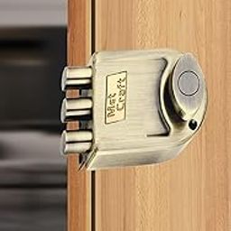 Met Craft MCAH-501-OSK-AB Combination Main Door Lock (Brown, Glossy Finish)-18