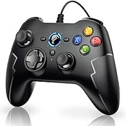 EasySMX Ps3 Wired Game Controller For Microsoft Xbox 360 Game System Joystick With Dual-Vibration Turbo & Trigger Buttons For Windows/ Android/ Ps3/ Tv Box, Not Xbox 360 Console (Black)-17