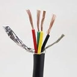 Pmw - 5 Meter 4 core x 0.5 square mm Core Shielded Signal Data transmission Wire cable for EMI protection (Red, Yellow, Blue, Black)-18