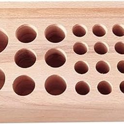 XLMZL - Leather Tool Holder with Slots for Leather Crafts, Leather Tool Organizer with Multiple Holes, Tool Storage Box-image-29