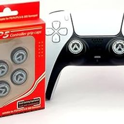 GAMENOPHOBIA Designer Series Thumb Grip for PS5,PS4,PS3, Xbox and NS-PRO (4Pcs) Gaming Accessory Kit Red Black-9