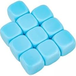 Toy 5x10Pcs 16mm Blank Dice Six Sided Dice for Board Games Custom Making Classroom Blue Game Pieces, Parts-image-51