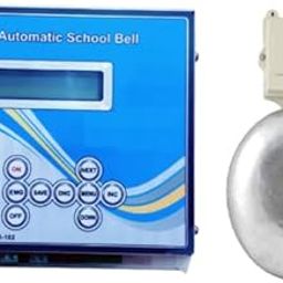 MME ELECTRONIC SCHOOL BELL Kit WITH 12 INCH GONG BELL Wired Door Chime-image-38