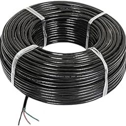 JES Eco Copper 3 Core Flat Cable for Submersible Pumps & Motors | Heavy-Duty 2.5 Sq mm Cable | 1100-Volt Waterproof & Heat-Resistant Wire | Durable PVC Insulation | Conductivity Pure Copper Core-19