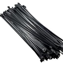 Sylix ® Nylon Self Locking Cable Tie, 400MM X 4.8MM,Black (Pack of 100 pcs)-image-21
