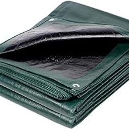 Hashwin Premium Multilayer Eco-Friendly Tarpaulin Sheet Waterproof Tirpal Heavy Duty 9 X 6 Ft Poly Tadpatri - Multipurpose 170 GSM Plastic Cover Tharpai, Thadika, Tarp (Green)-image-85