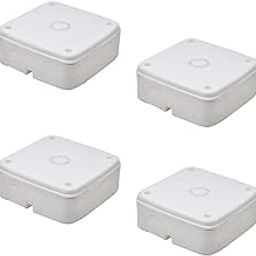Speedio® PVC Smart Square Junction Box 4x4 Inches for CCTV Cameras (Rounded Edge) (4)-11