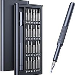 25-in-1 Small Precision Screwdriver Set, Professional Magnetic Mini Repair Tool Kit for Phone, Computer, Watch, Laptop, Macbook, Ring Doorbell, Eyeglass, Electronic, [Bearing Steel] Screw Driver-6