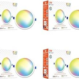 EcoEarth Neo Bluetooth Smart Led Slim Downlight | 10 Watt (Slim Panel Round) Pack of 4-image-72